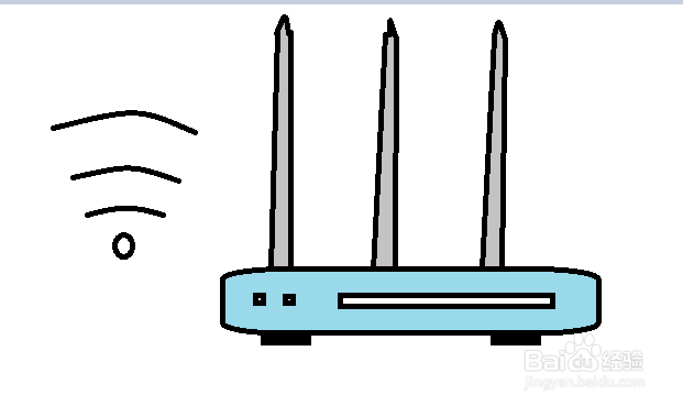 无线路由器简笔画怎么画？