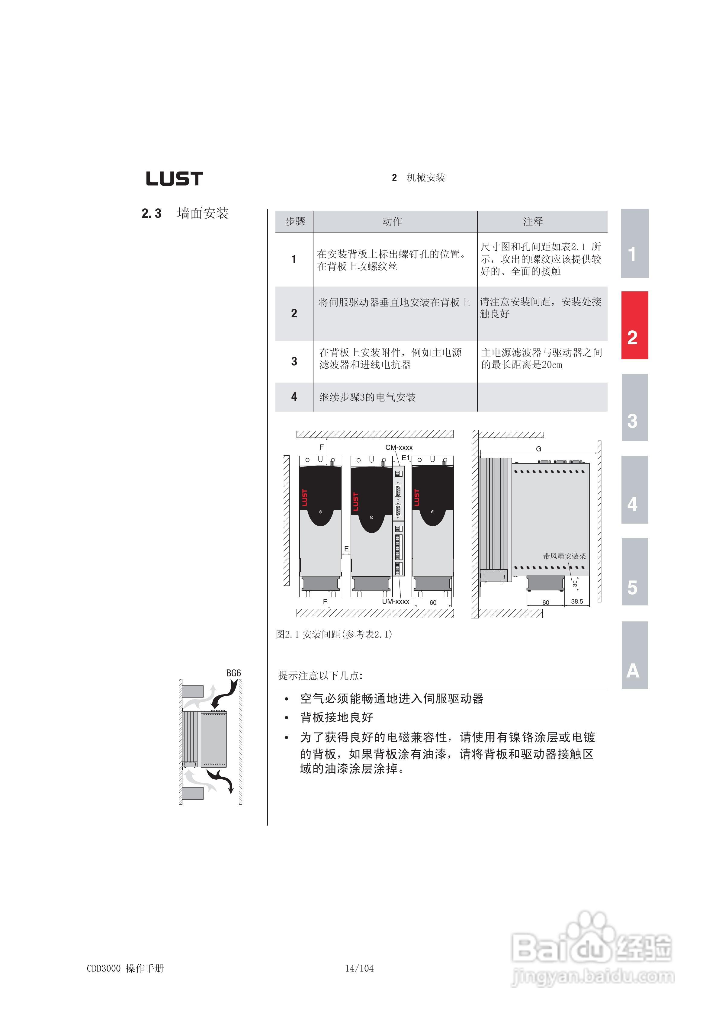 Lust路斯特CDD3000伺服驱动器操作手册:[2]