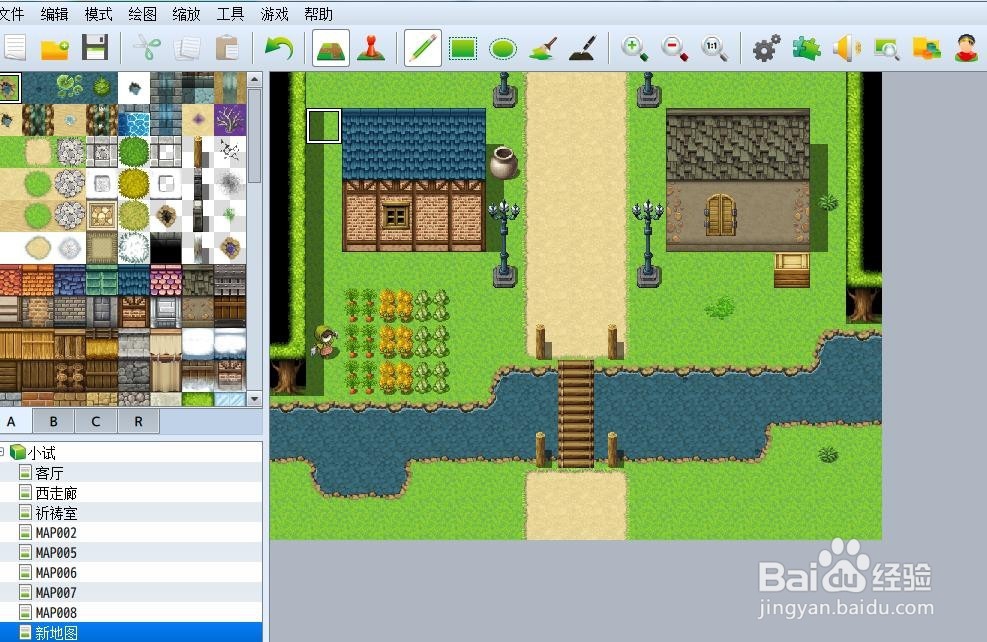 RPGMaker如何新建地图