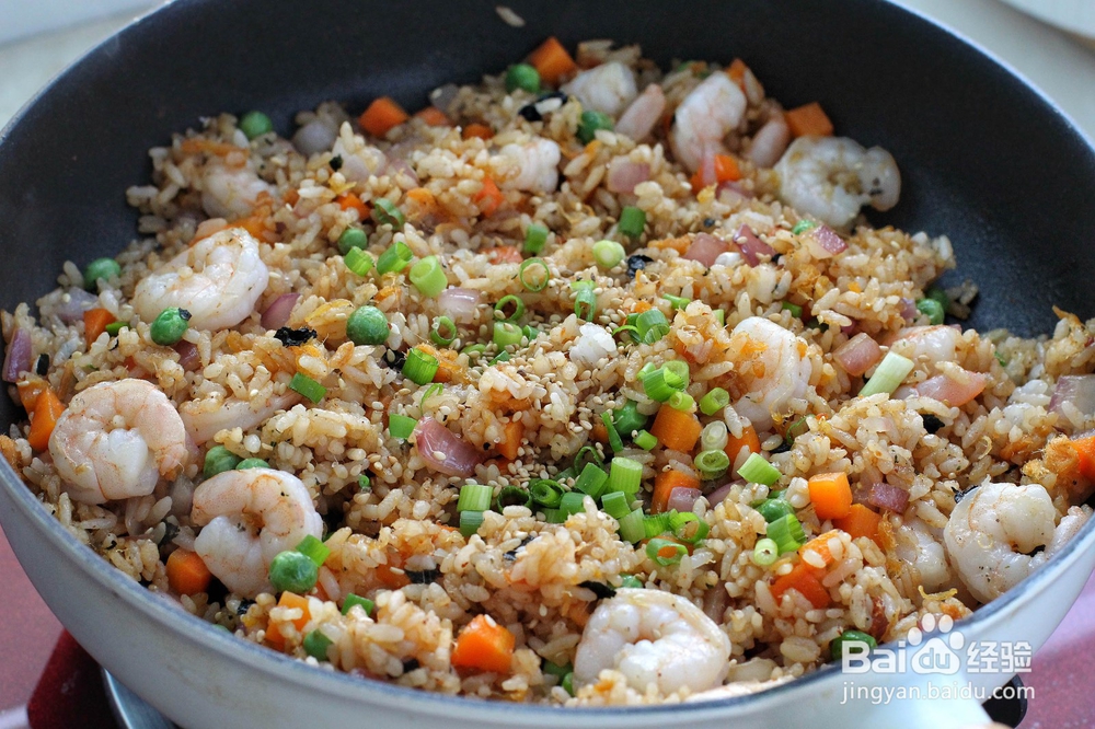 带你做黄油肉松海苔炒饭