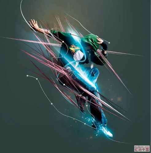 Photoshop打造绚丽的潮流舞者