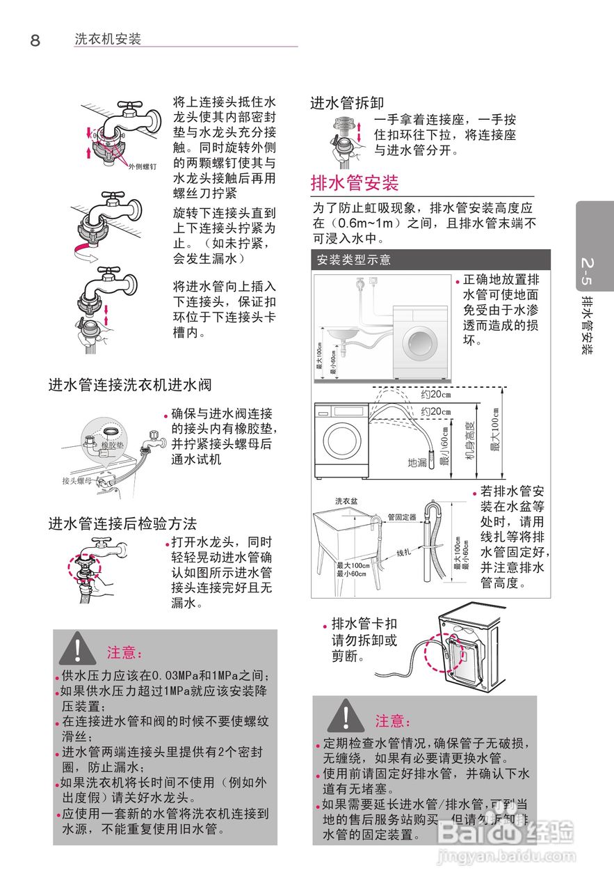 LG WD-A14395D洗衣机使用说明书:[1]