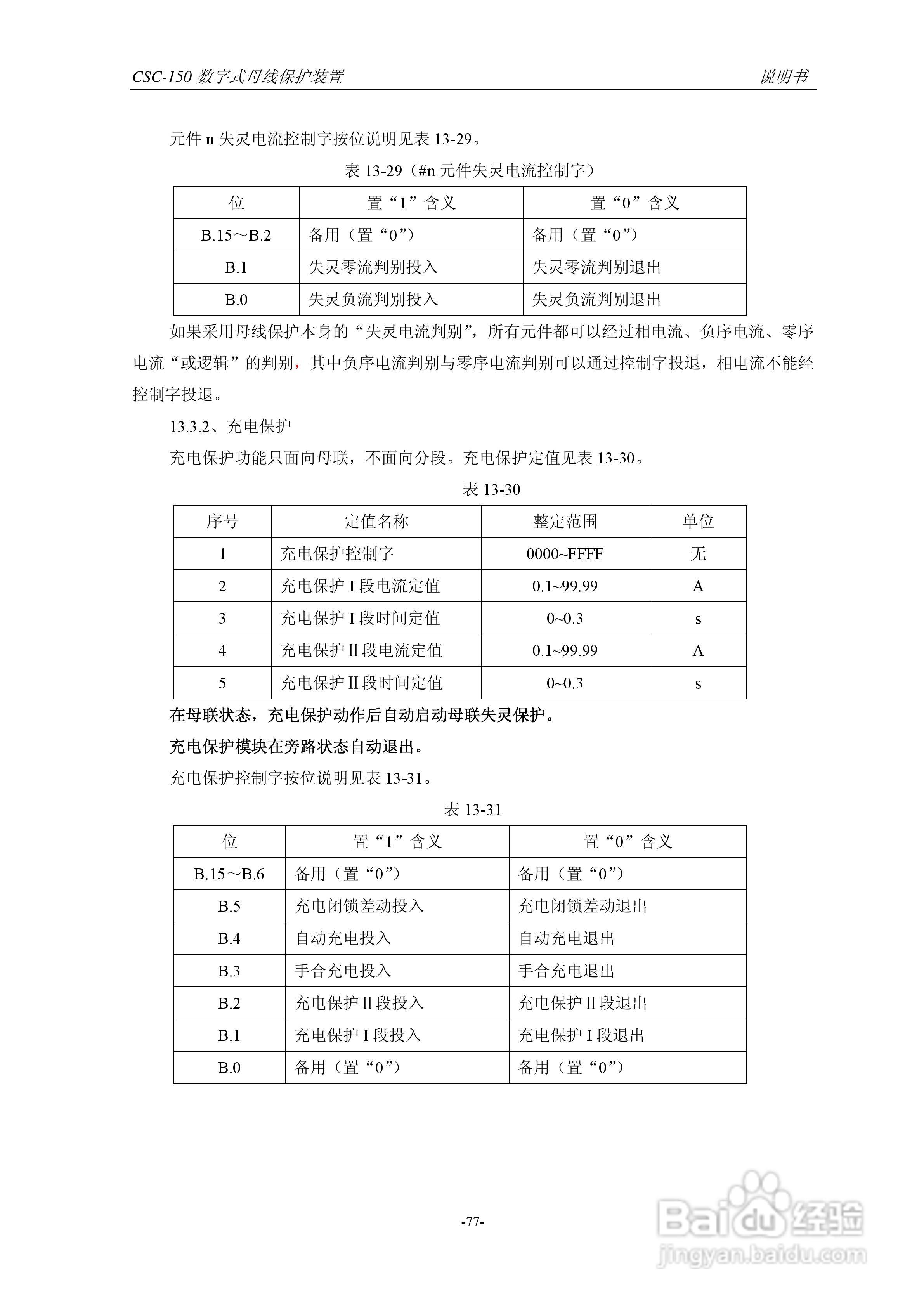 四方CSC-150数字式母线保护装置说明书:[9]