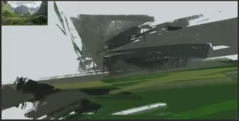 场景原画的不同绘画技法