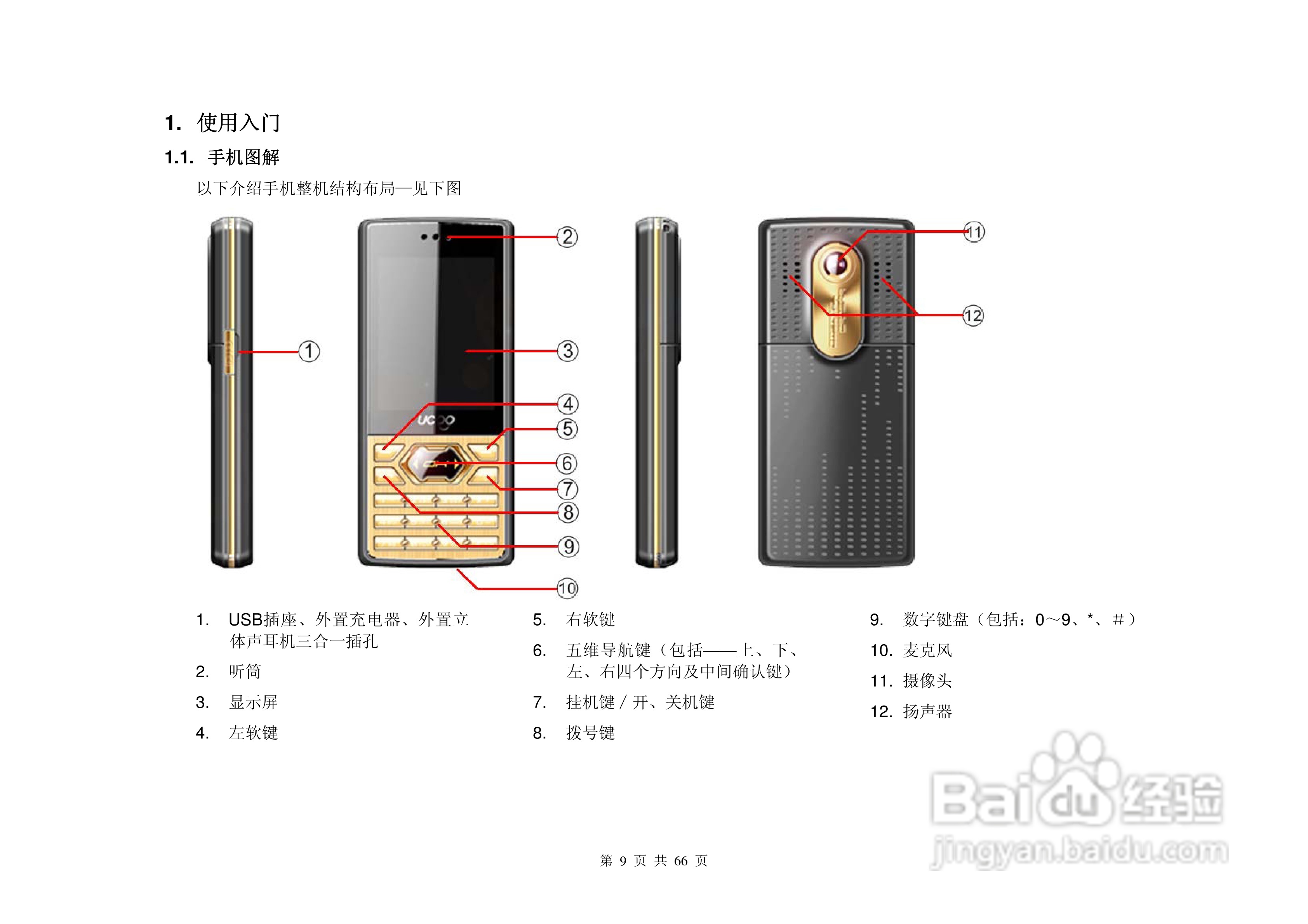 港利通手机KPT-UC358型使用说明书:[1]