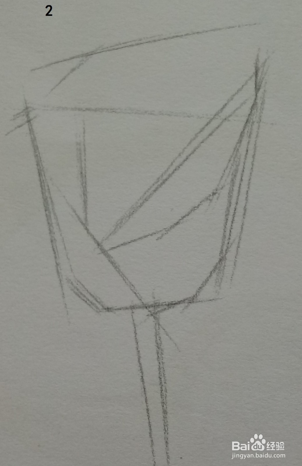 色铅笔画一朵红玫瑰(素描进阶)