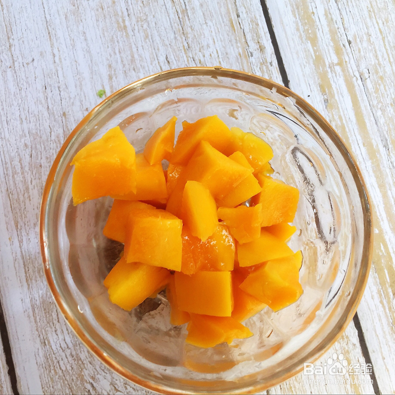 免烤箱芒果蛋糕的做法