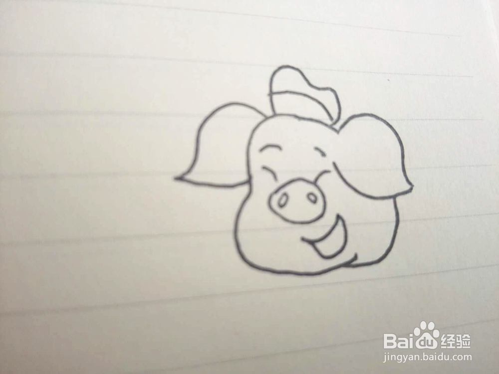 简笔画之猪八戒