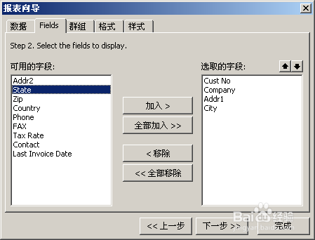 fastreport初级使用教程之报表向导