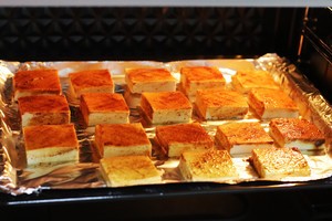 美味的风味烤豆腐