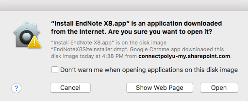 安装 Endnote X8 Mac 版的图文过程