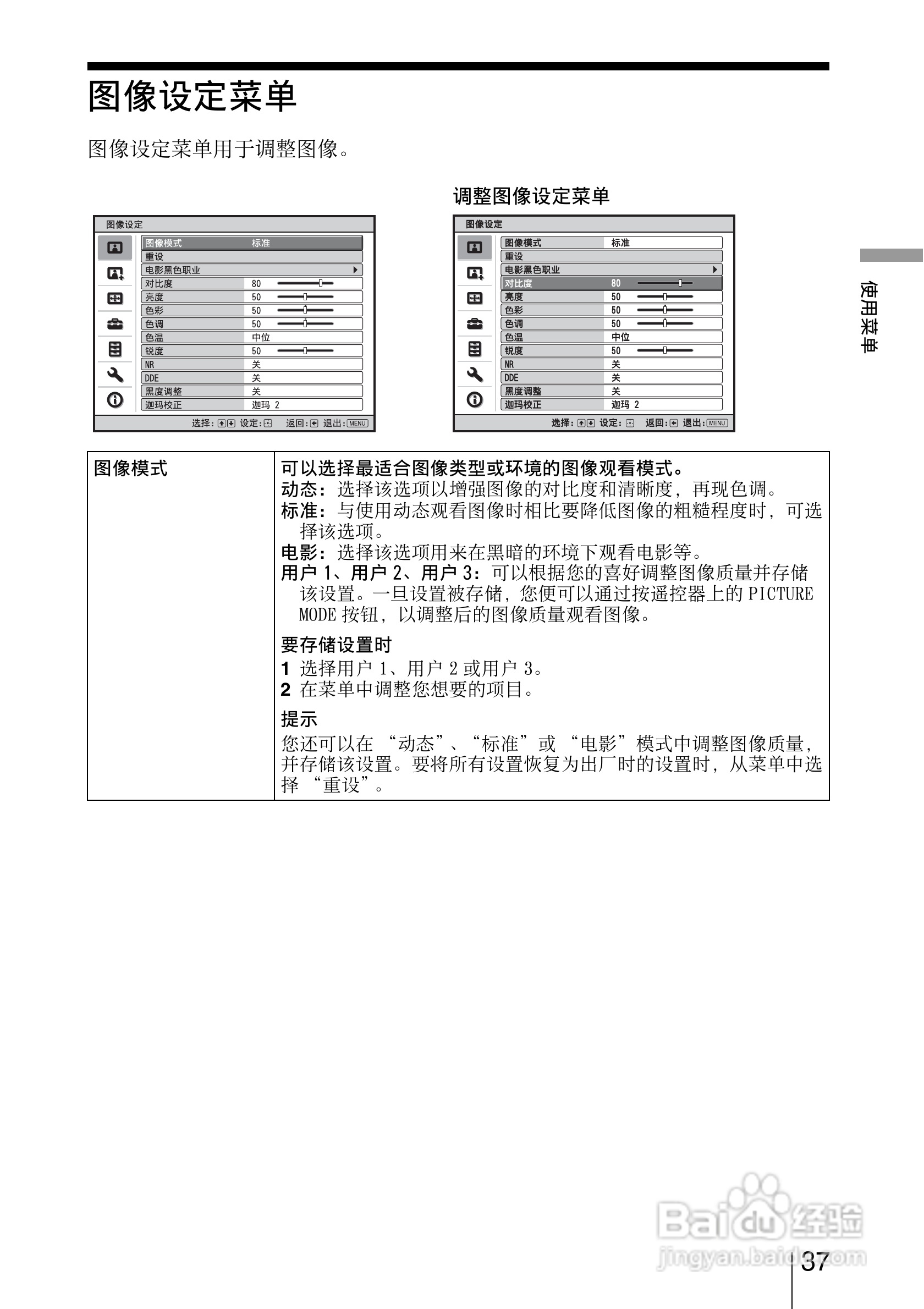 SONY视频投影机VPL-AW15 VPL-AW10使用说明书:[4]
