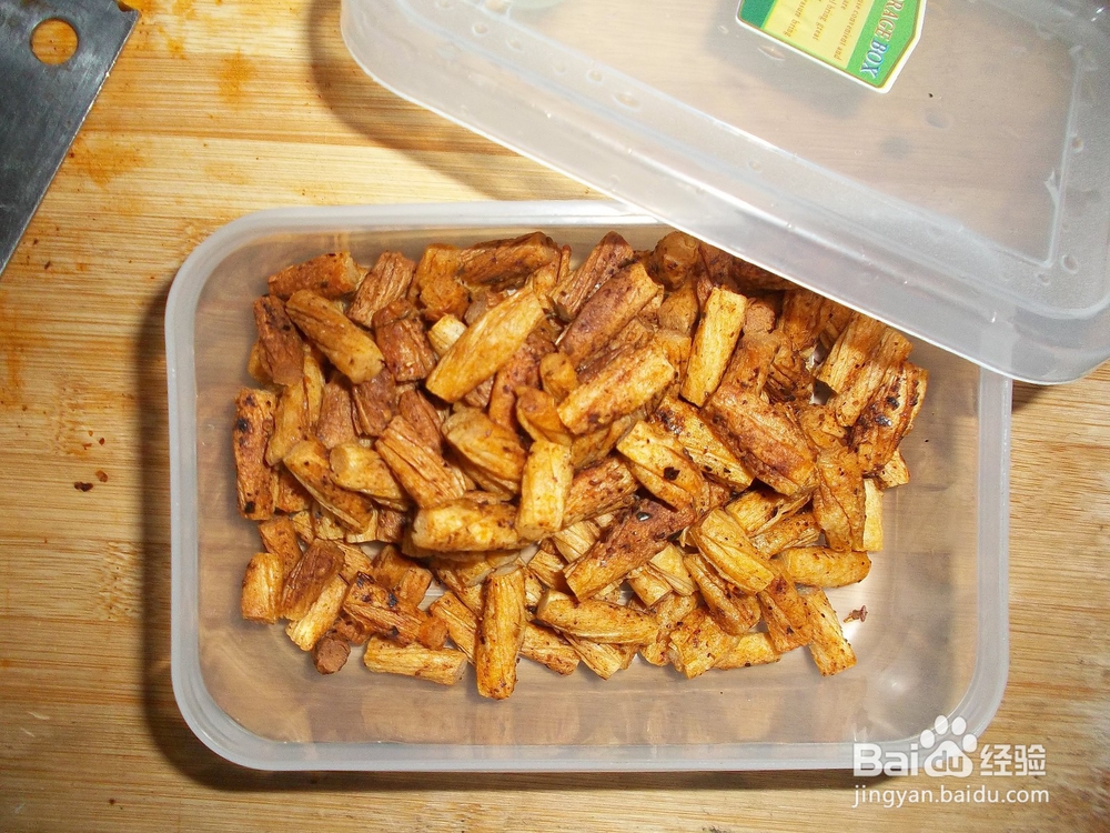 自制美味小零食,酥脆烤牛筋,非常简单~~·