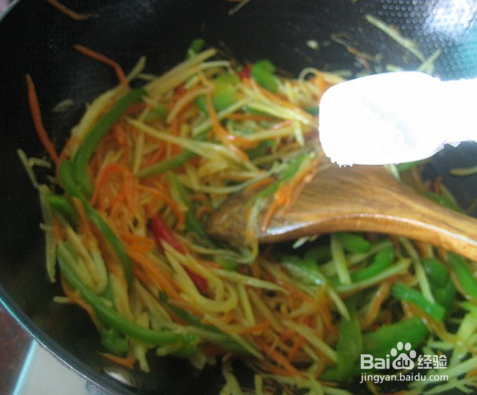蚝油三丝的做法