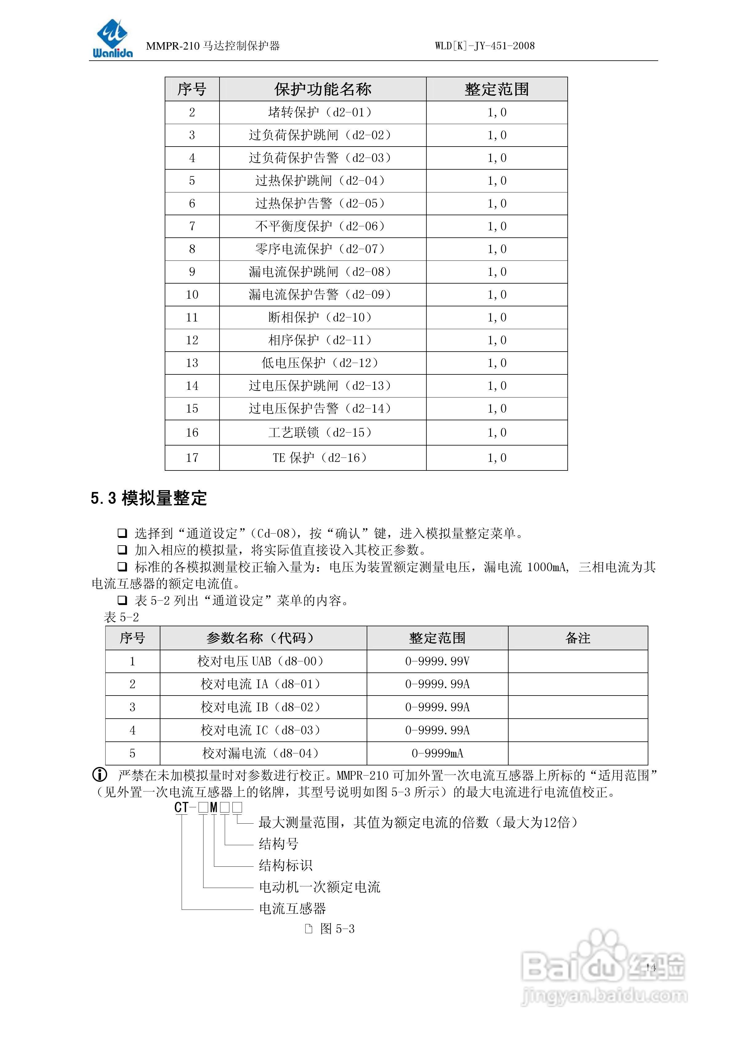 MMPR-210马达控制保护器用户手册:[2]