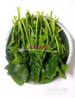 食补佳品鸡蛋条拌菠菜的做法