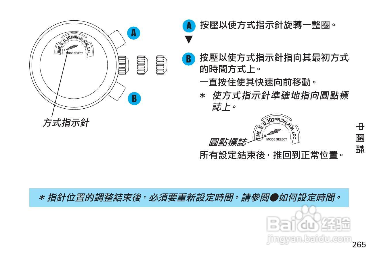 精工7t84型石英机芯手表说明书 [4]