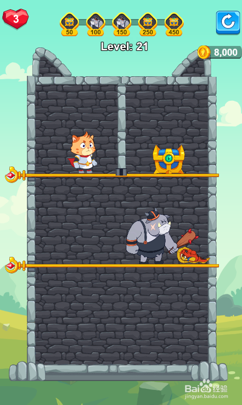 Love & Treasure Game的Level：21如何通过