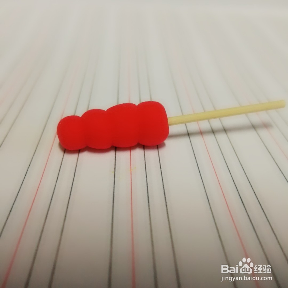 超轻粘土芝麻糖葫芦的简单做法