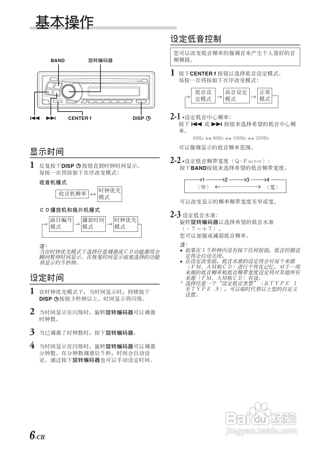 阿尔派 CDM-9823型接收机说明书