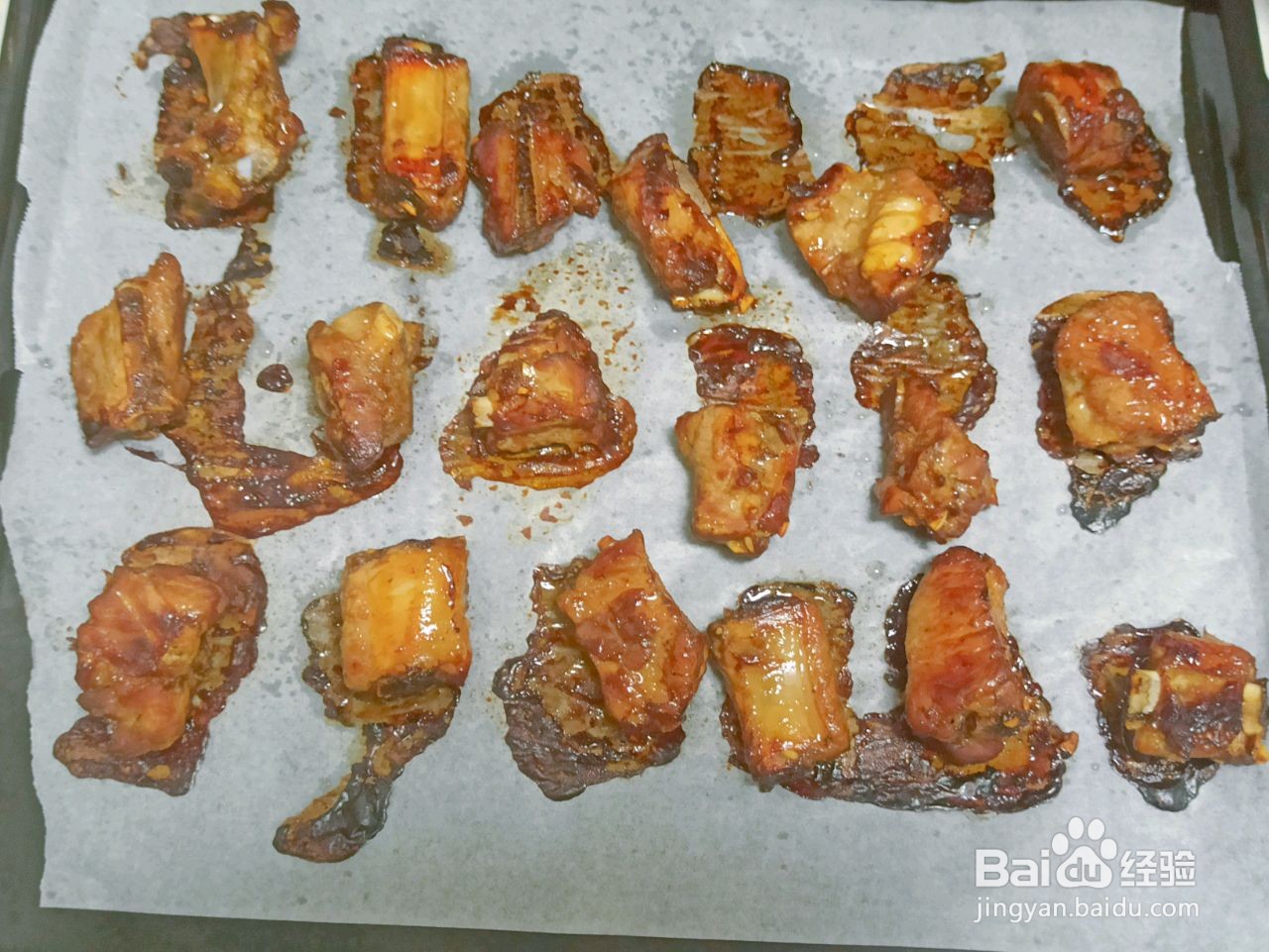 椒盐蒜香烤排骨的做法