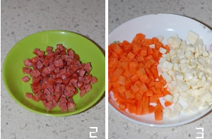 剩米饭华丽变身【香肠蛋炒饭】