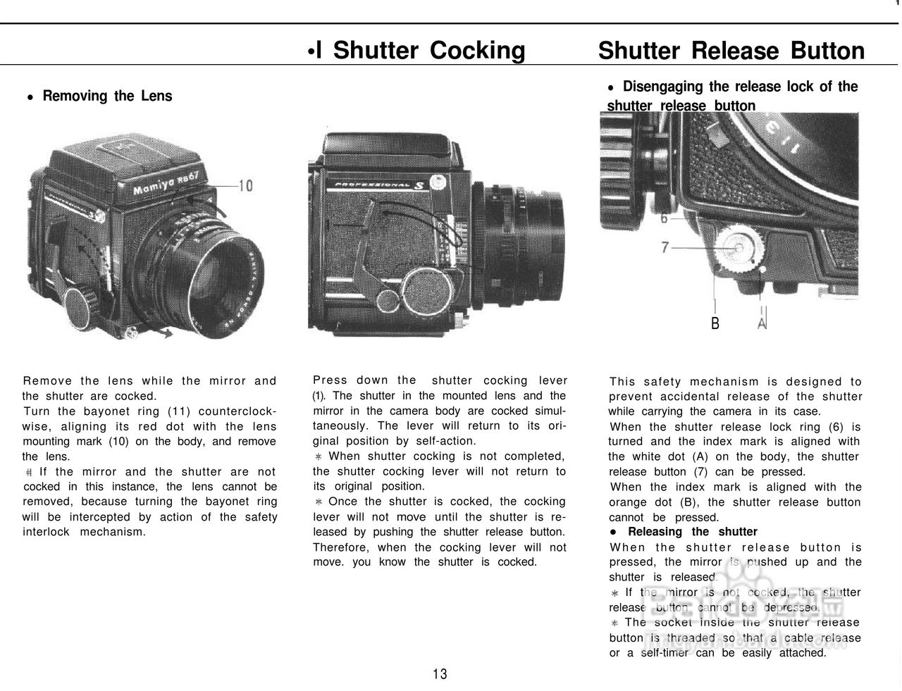 Mamiya RB67 Pro-S数码相机说明书:[2]