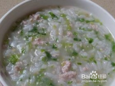 8个月宝宝吃瘦肉粥做法