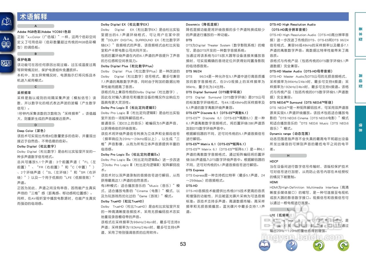 天龙AVR-1312功放使用说明书:[3]