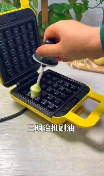 如何做紫薯馅华夫饼