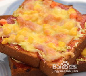 快手吐司披萨的做法