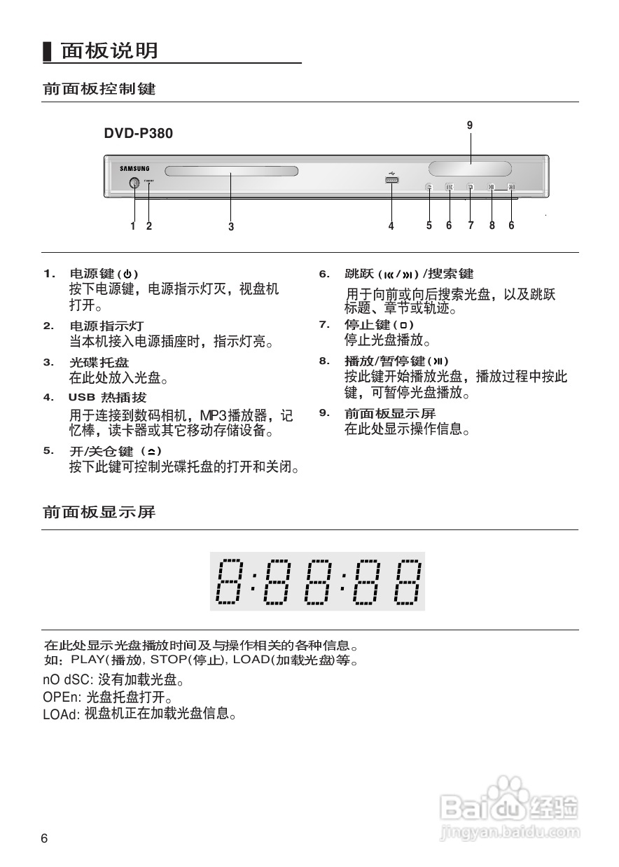 三星DVD-380使用说明书:[1]