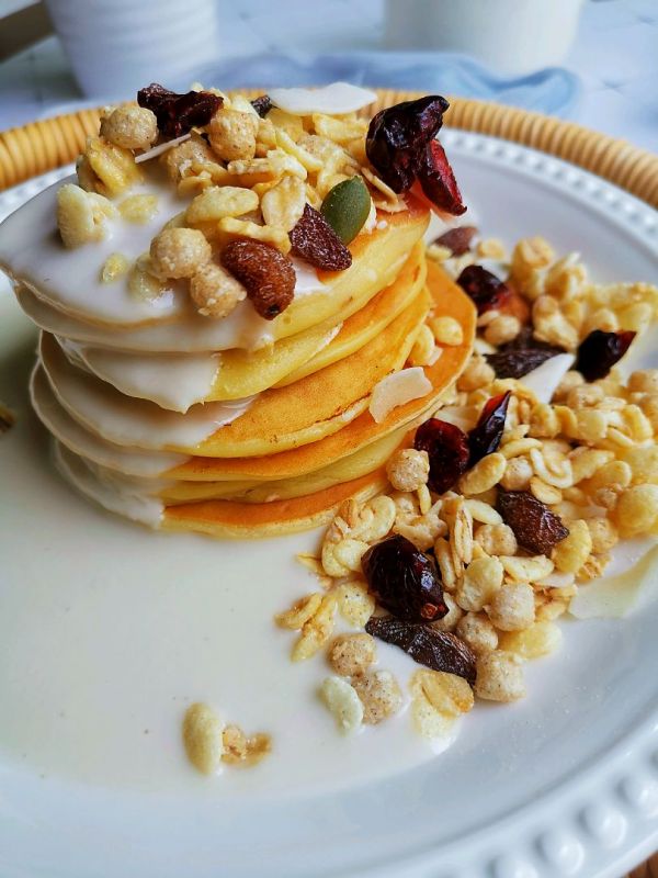 无油无水网红酸奶松饼