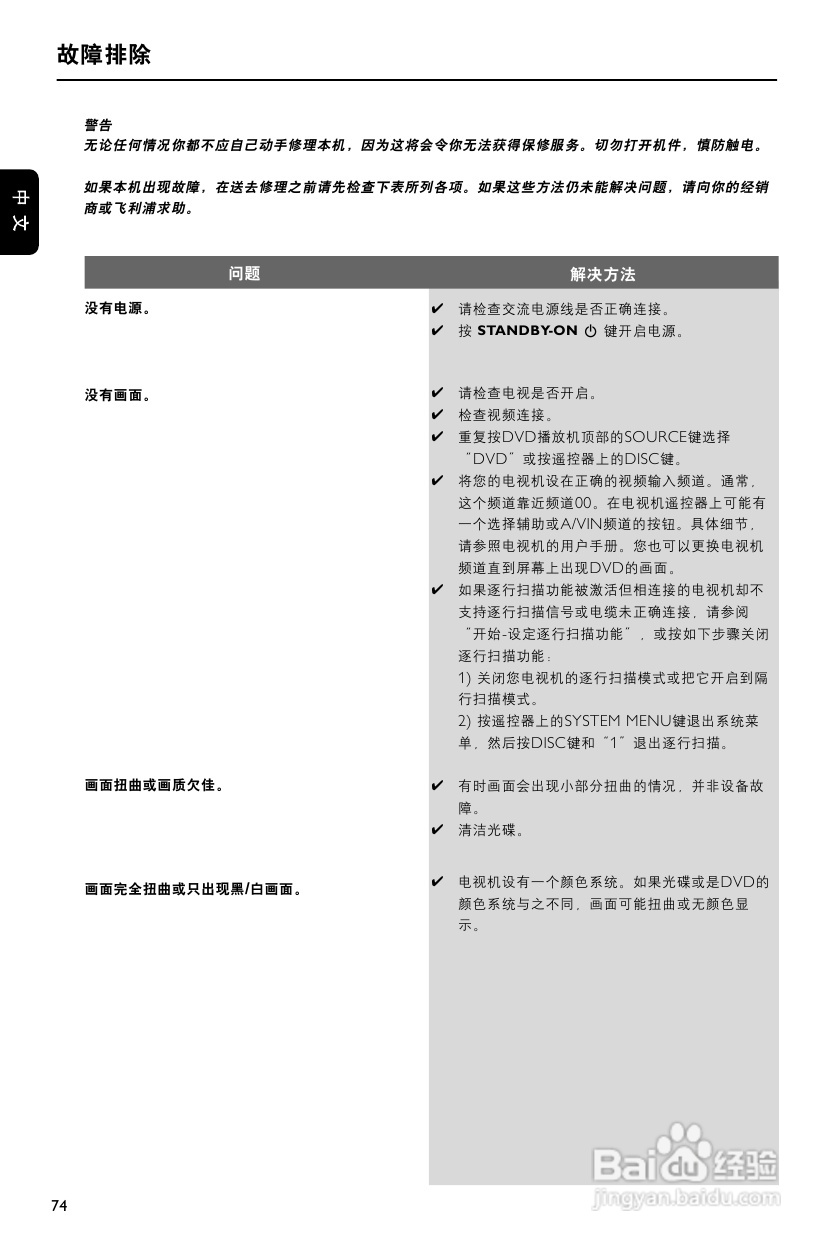飞利浦MCD716/93 DVD微型影院使用说明书:[2]