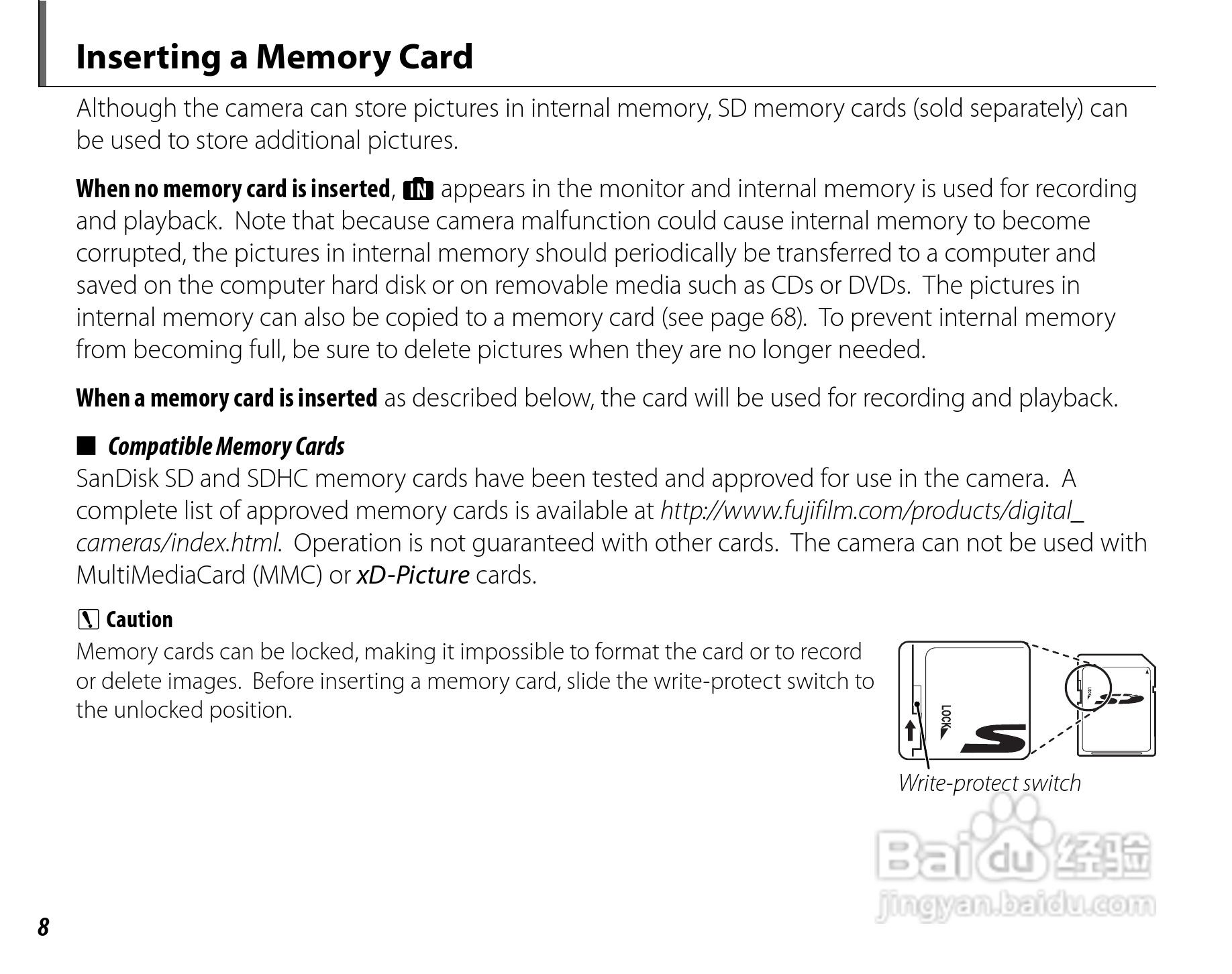 富士FinePix J27数码相机使用说明书:[2]