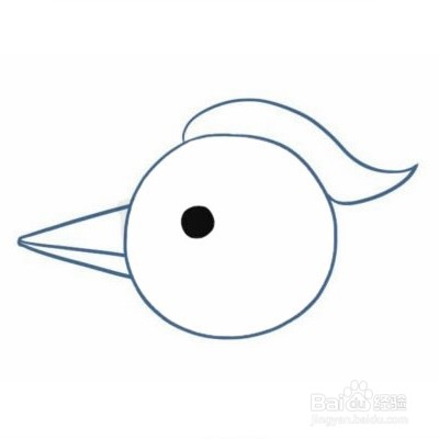 怎么画出卡通版的啄木鸟?