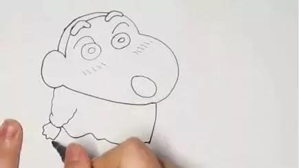 蜡笔小新简笔画教程