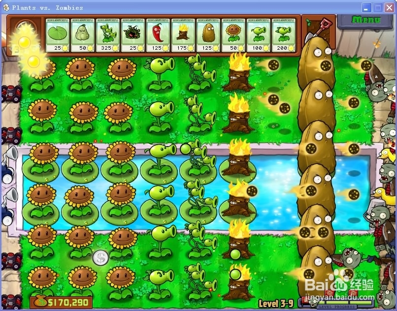 如何极其简单打植物大战僵尸（不开外挂）