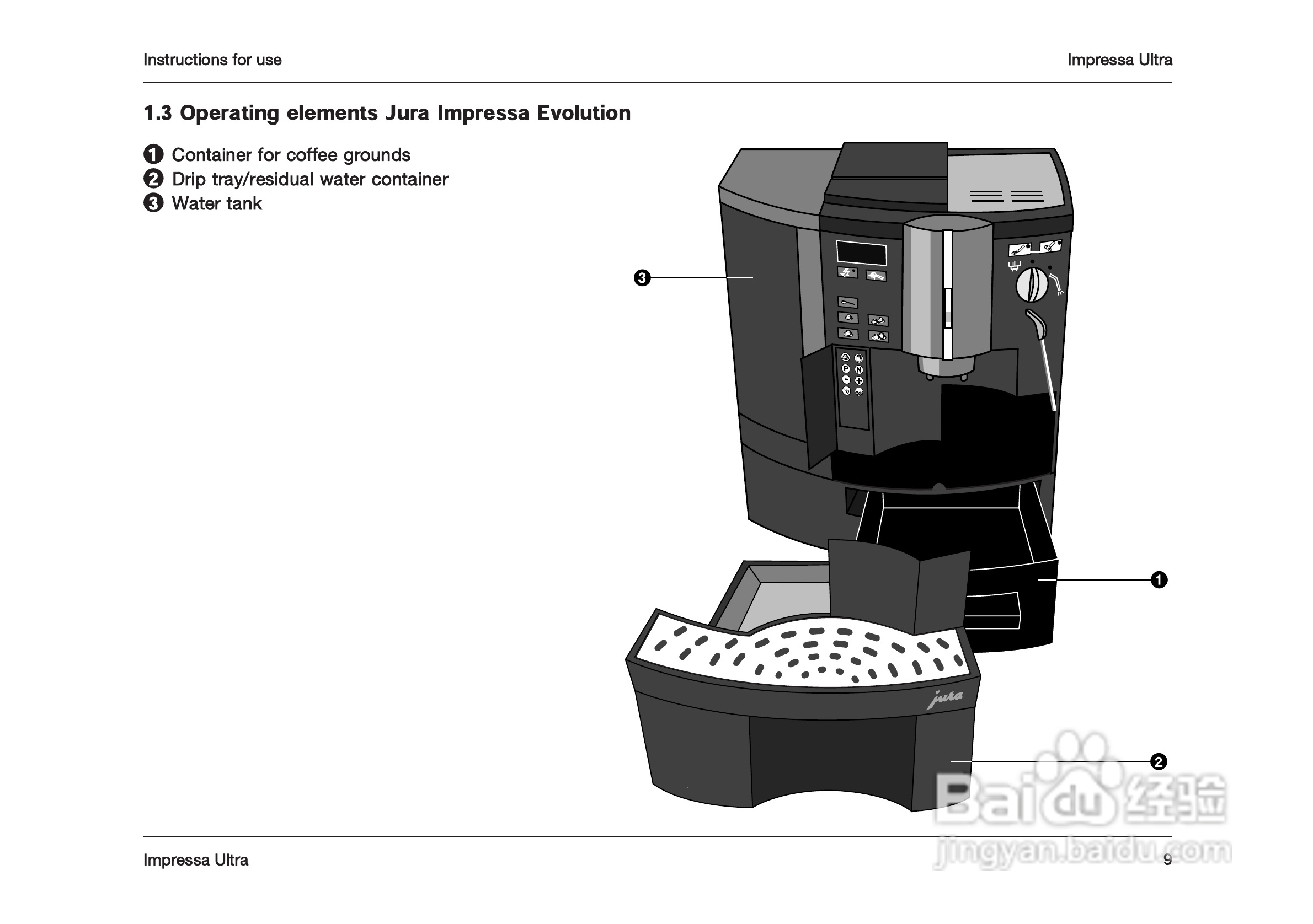 JURA IMPRESSA ULTRA 咖啡机使用手册:[1]