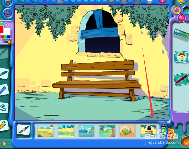 如何给画板添加小猫图案？