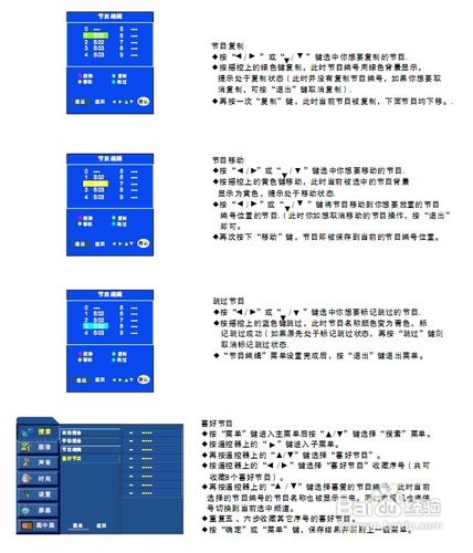 长虹电视说明书图解图片