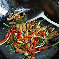 快速制作韭菜炒香干