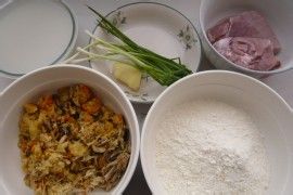 流着汤汁的煎饺——蟹肉皮冻煎饺