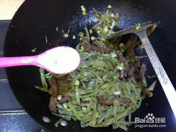 怎么做扁豆炒牛肉