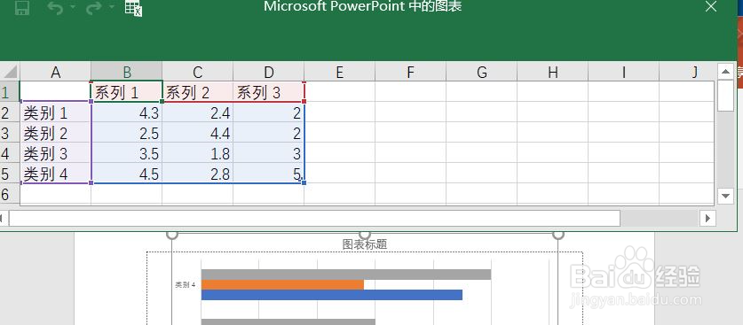 ppt中怎么添加条形图