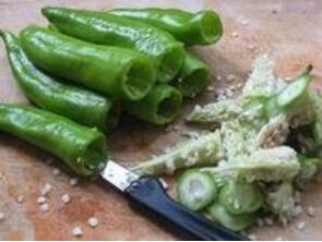 虎皮-尖椒的简单做法