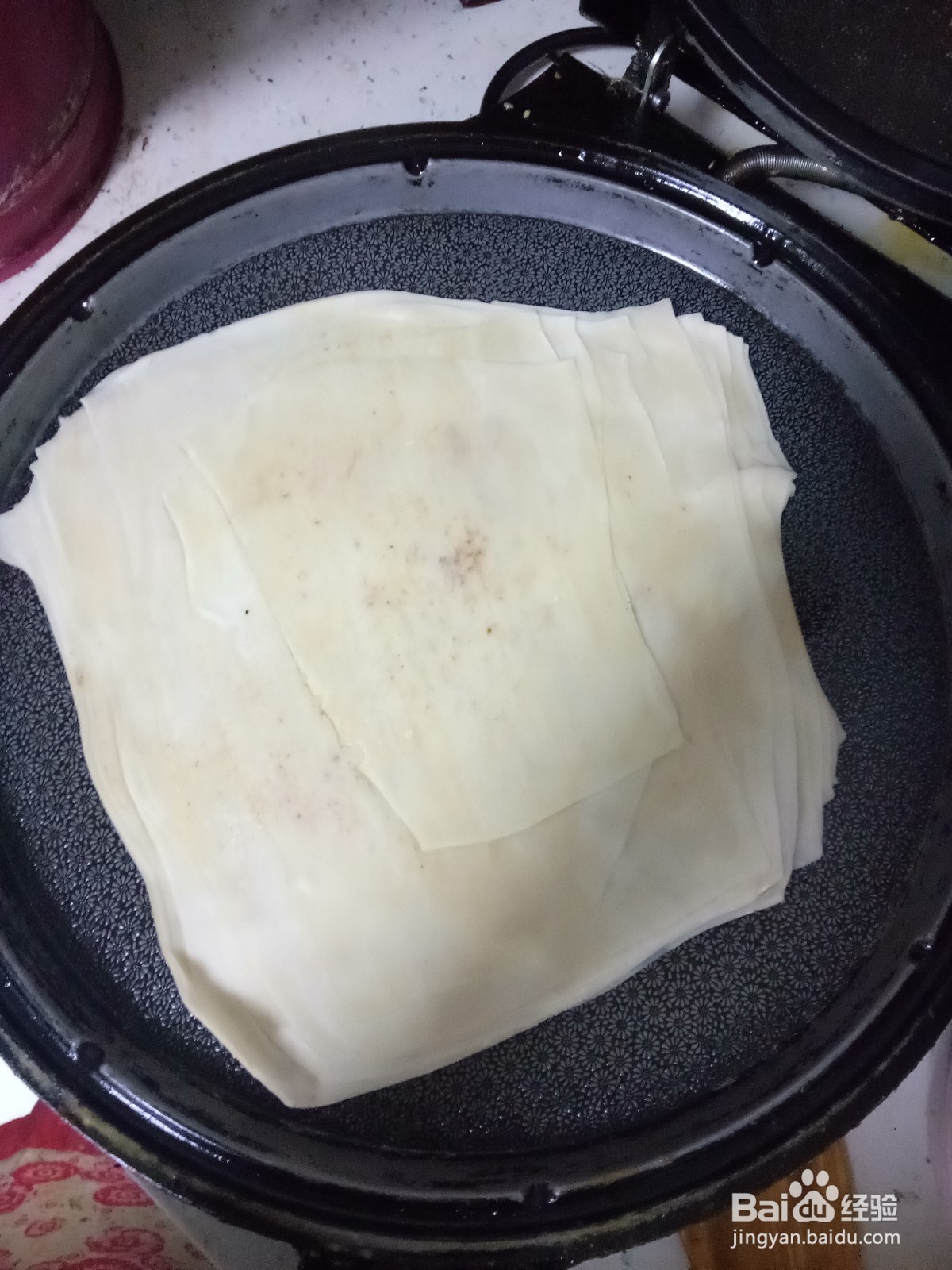 简单的饺子皮煎饼