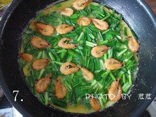 【浙菜】韭菜炒鲜虾+韭菜鲜虾鸡蛋饼