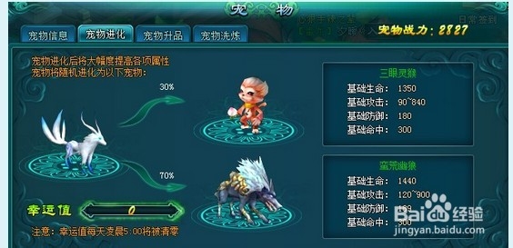 游仙宠物怎么进化