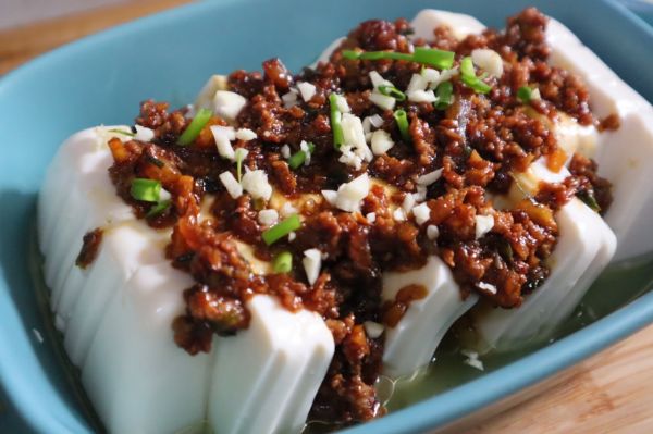 肉末蒸内脂豆腐